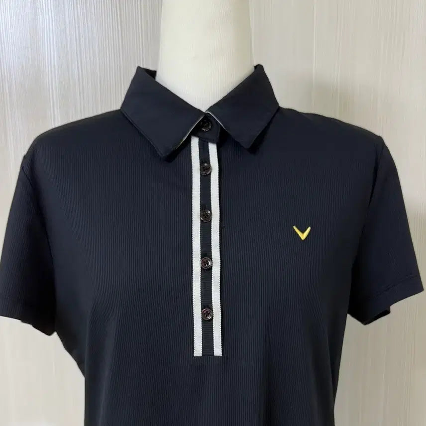 [BUNJANG] Callaway Golf Apparel Women's Short Sleeve Polo Shirt Navy / 캘러웨이 골프웨어 반팔 카라티 네이비