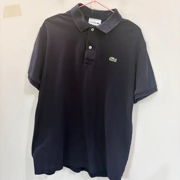 [BUNJANG] Lacoste Navy Collar T-shirt / 라코스테 카라티 네이비