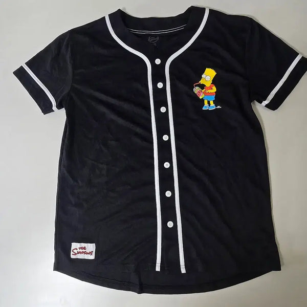 [BUNJANG] The Simpsons Bart Baseball Jersey / 심슨 바트 반팔 야구 져지