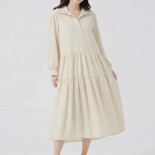 [BUNJANG] Women's Free Size Dress / 크림 여자 FREE 원피스 O0627