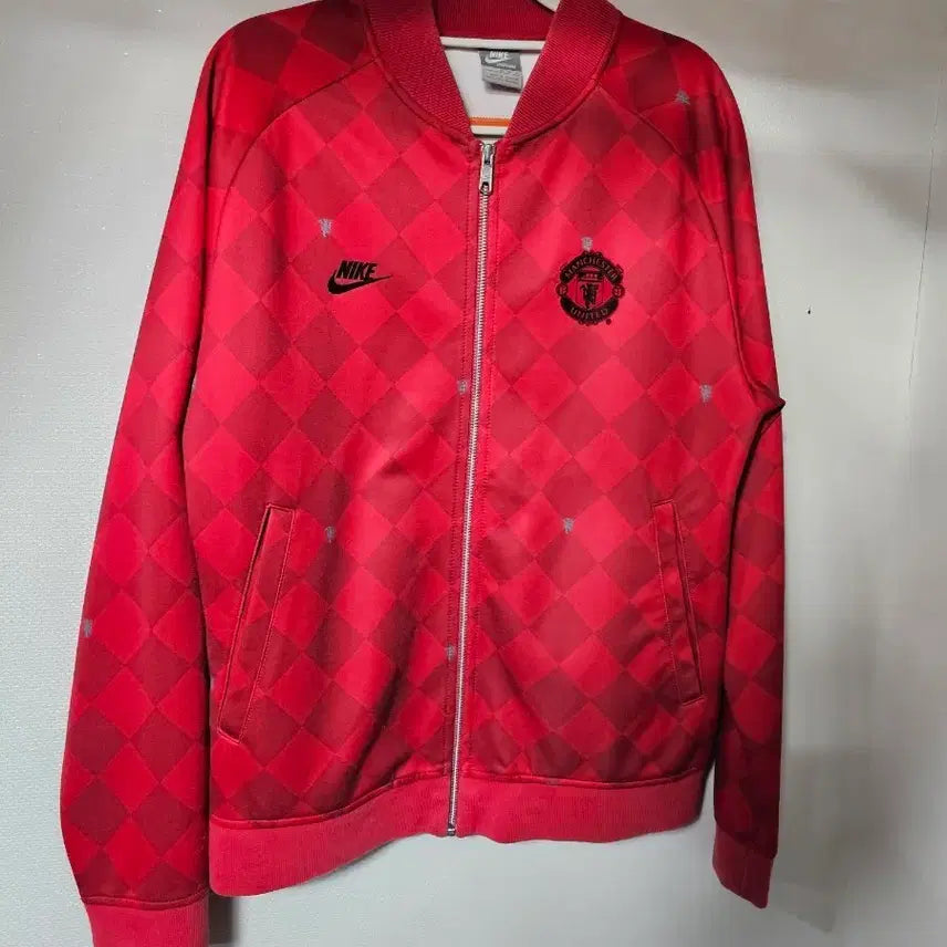 [BUNJANG] Nike Manchester United 08-09 Limited Edition Track Top Jersey / 08-09 나이키 맨유 한정판 트랙탑 져지 레드