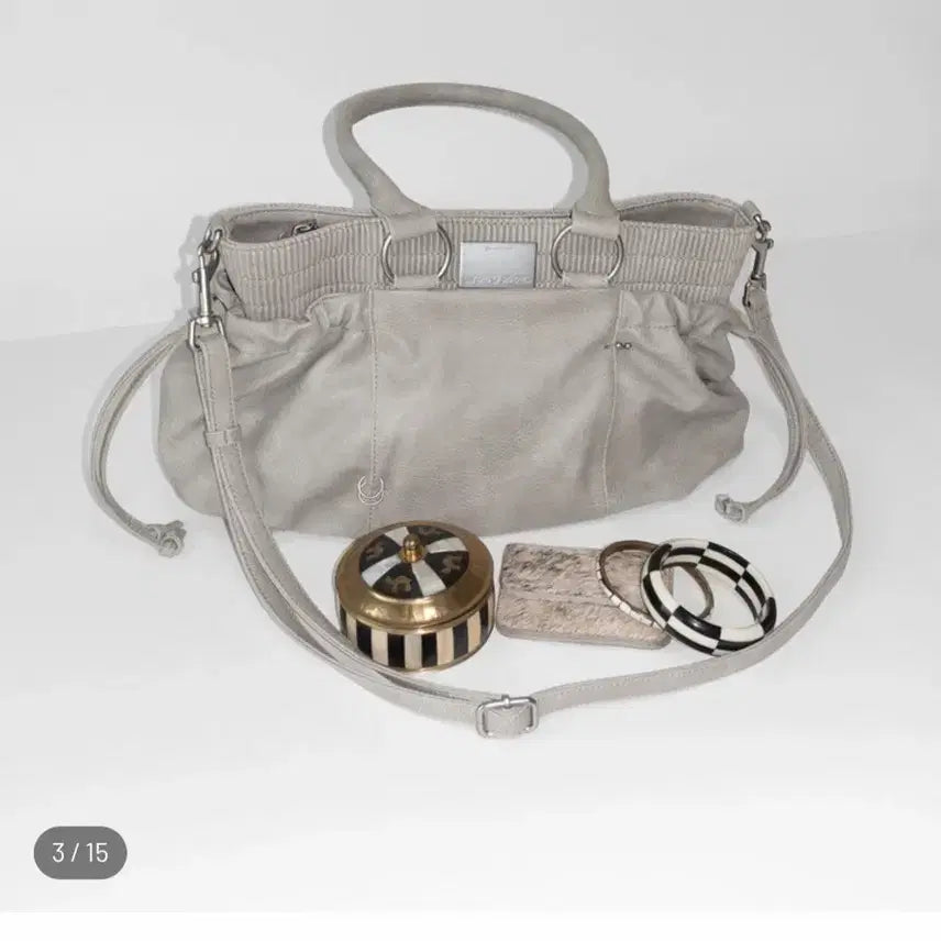 [BUNJANG] Cool Side of the Pillow Low Boxer Bag Cloud Melange / [미개봉] 쿨사이드오브더필로우 로우 복서백 클라우드멜란지