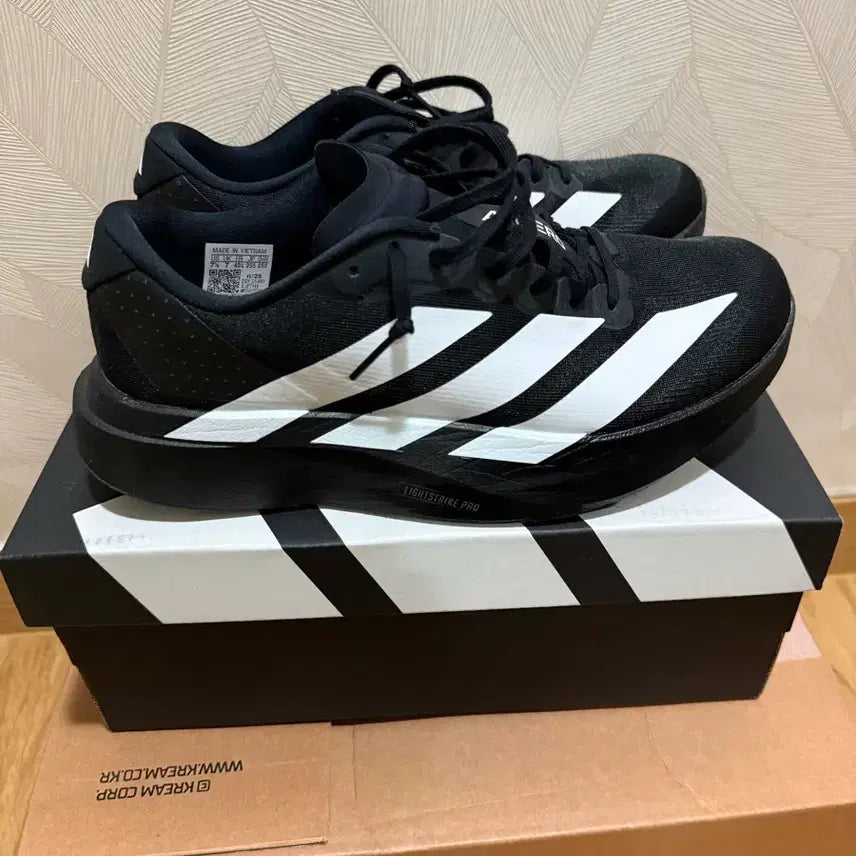 [BUNJANG] Adidas Evo SL Black/White Running Shoes / 아디다스 에보sl