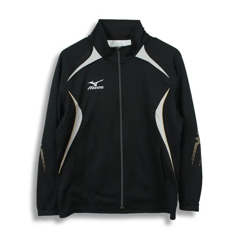 [BUNJANG] Mizuno Men's Zip-Up Windbreaker Jacket with Embroidered Logo / 미즈노 (MEN - M) 폴리 자수 로고 집업 바람막이