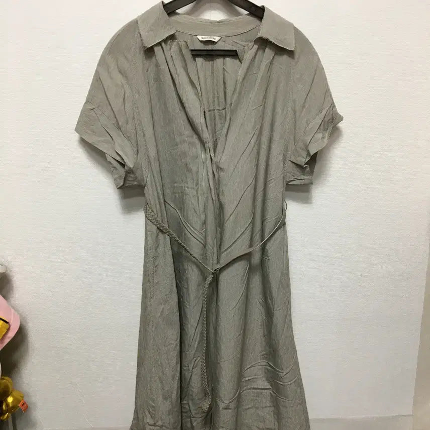 [BUNJANG] She's Miss Short-Sleeve Long Dress / 쉬즈미스 반팔 롱 원피스