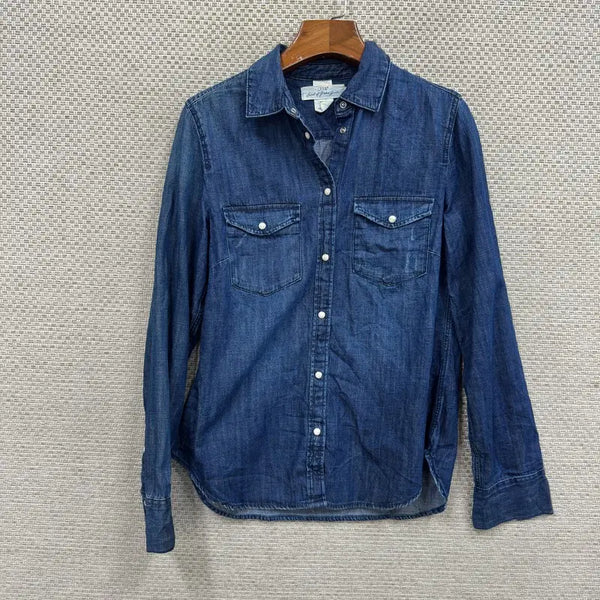 [BUNJANG] H&M Denim Shirt Size 85 / 에이치앤엠 데님 셔츠 85 H02103