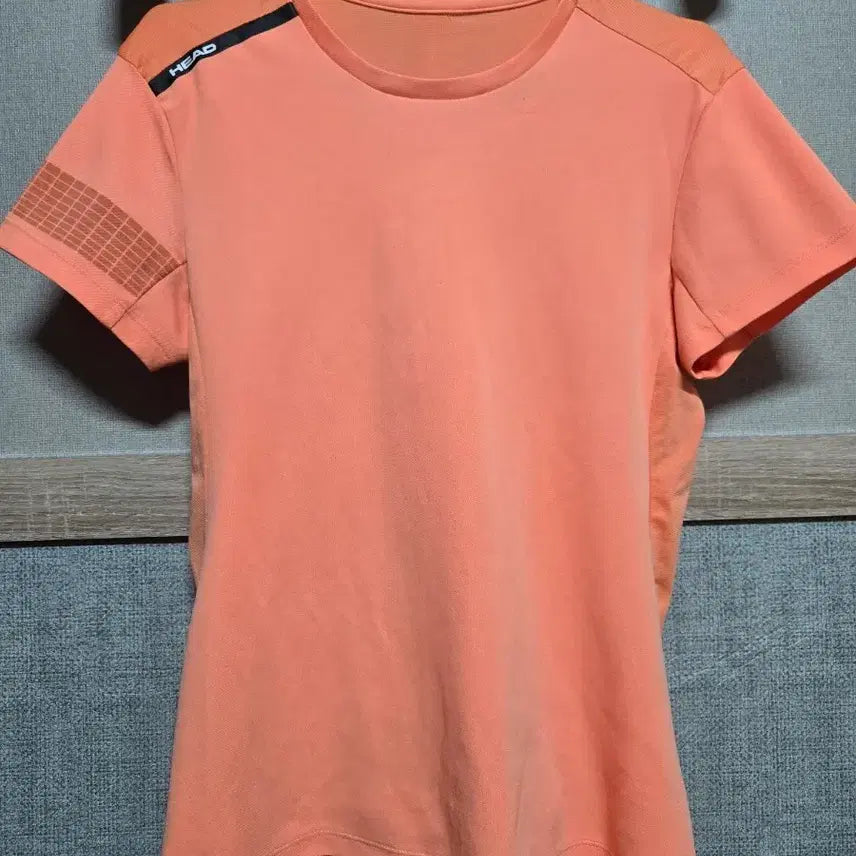 [BUNJANG] Women's Orange Short Sleeve T-Shirt Size 95 / 여성 오렌지색 반팔 티셔츠 95