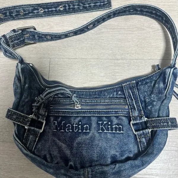 [BUNJANG] Matinkim Denim Crossbody Bag / 마땡킴 가방