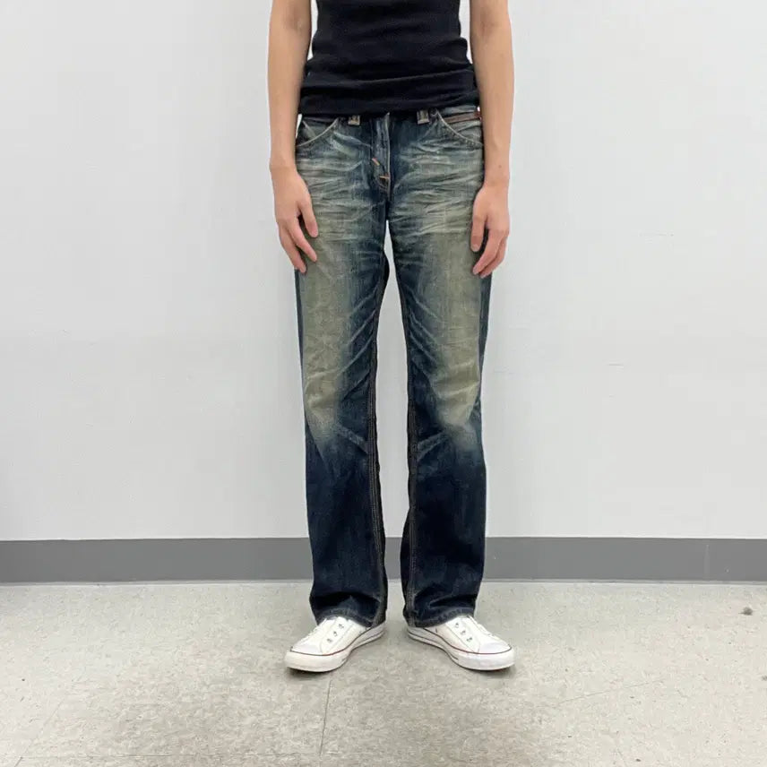 [BUNJANG] Edwin 444XVS Exclusive Vintage Western Denim Pants (28) / 에드윈 444XVS 익스클루시브 빈티지 웨스턴 데님 팬츠 28