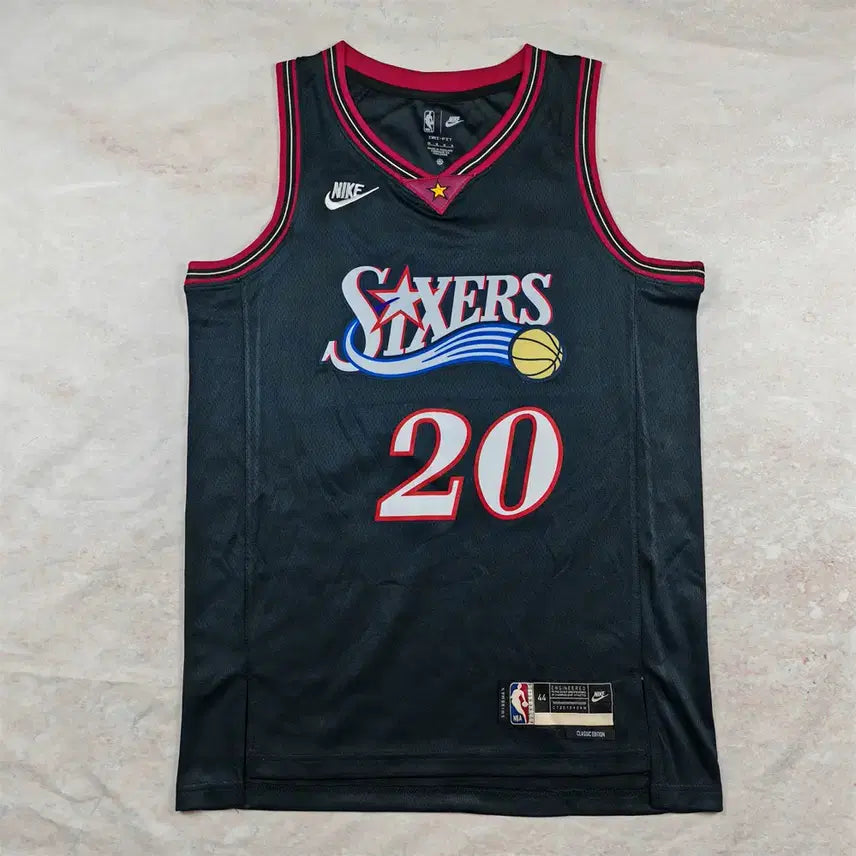 [BUNJANG] NBA Philadelphia 76ers McCain #20 Retro Edition Men's Basketball Jersey Vest / NBA 필라델피아 76ers 맥케인 20번 레트로 에디션 농구 유니폼 남성 조끼 팬 저지
