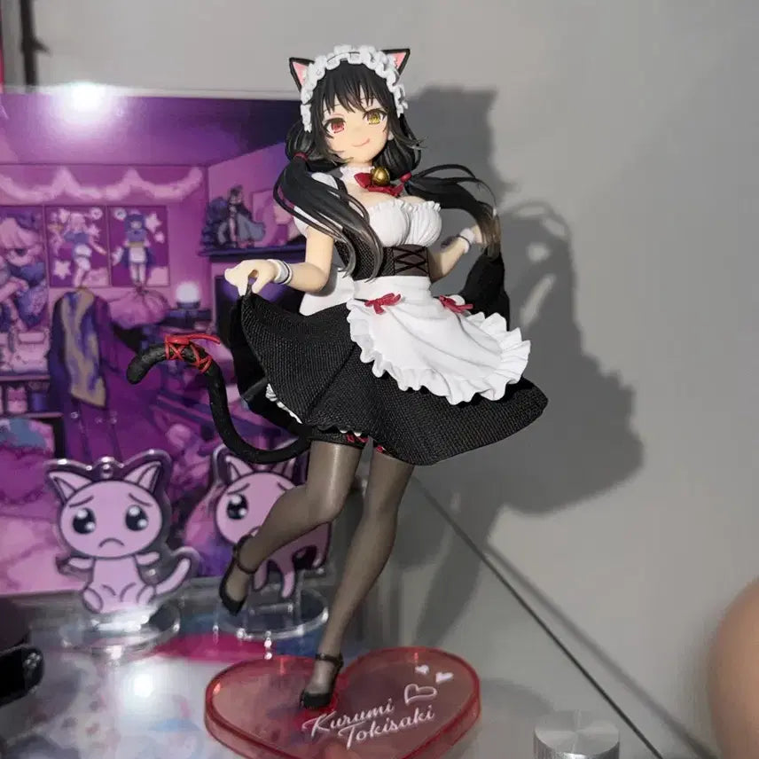 [BUNJANG] Date A Live Kurumi Nekonomi Maid Figure / 데이트어라이브 쿠루미 네코미미 메이드 피규어