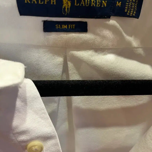 [BUNJANG] Polo Ralph Lauren Slim Fit White Shirt - Size M / 랄프로렌 슬림핏 화이트 셔츠 M