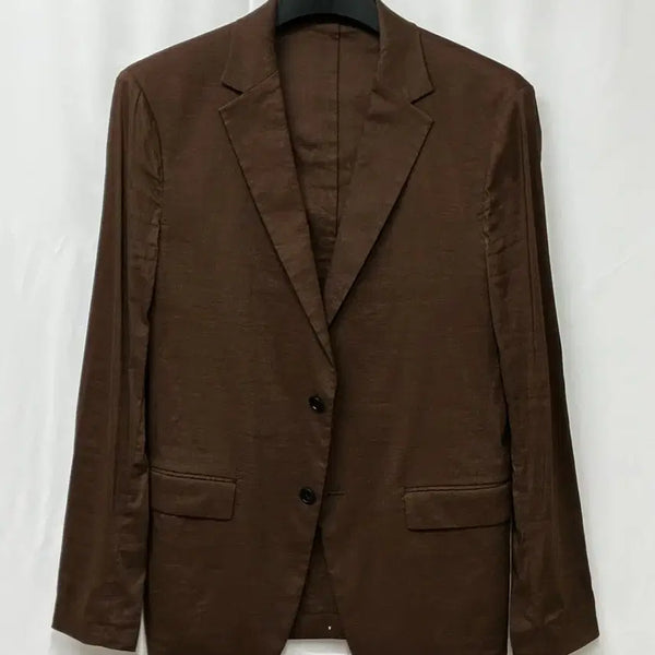 [BUNJANG] Theory Clinton Linen Blazer Brown / Theory 린넨 블레이저 40R 브라운 시어리 자켓