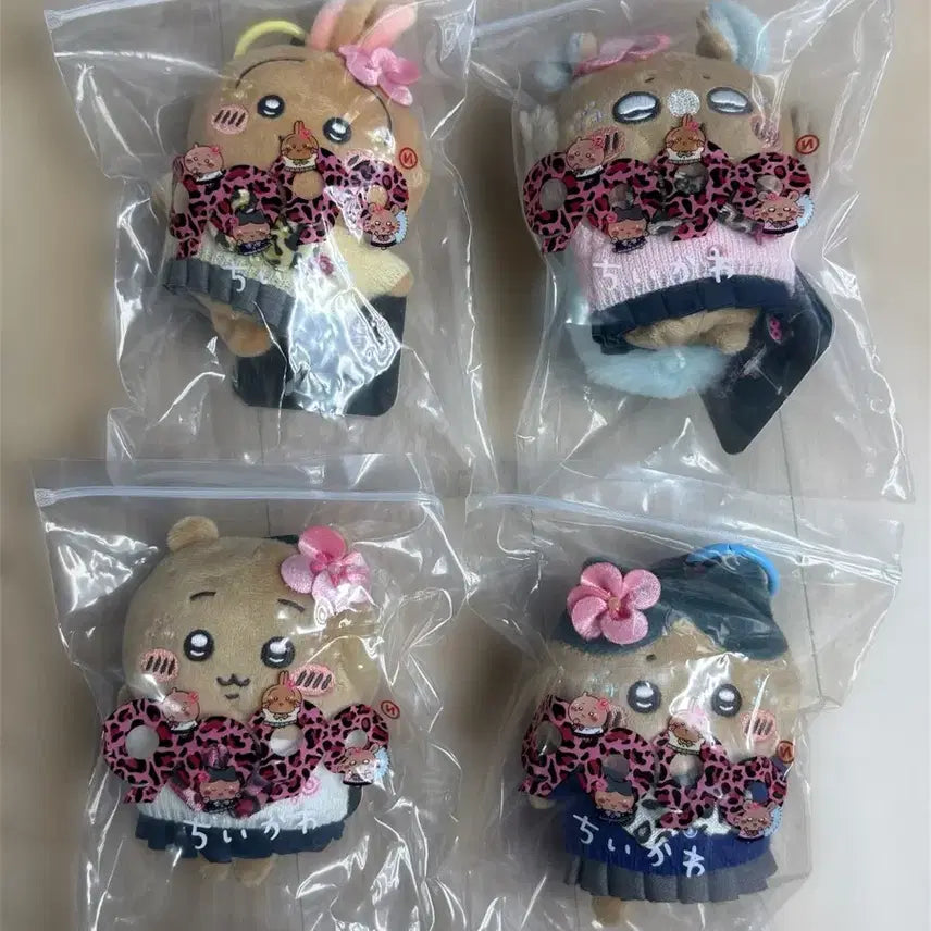 [BUNJANG] 9090 Chiikawa Mascots Set (4 Types, Sealed) / 미개봉)9090 갸루 치이카와 마스코트 4종 일괄
