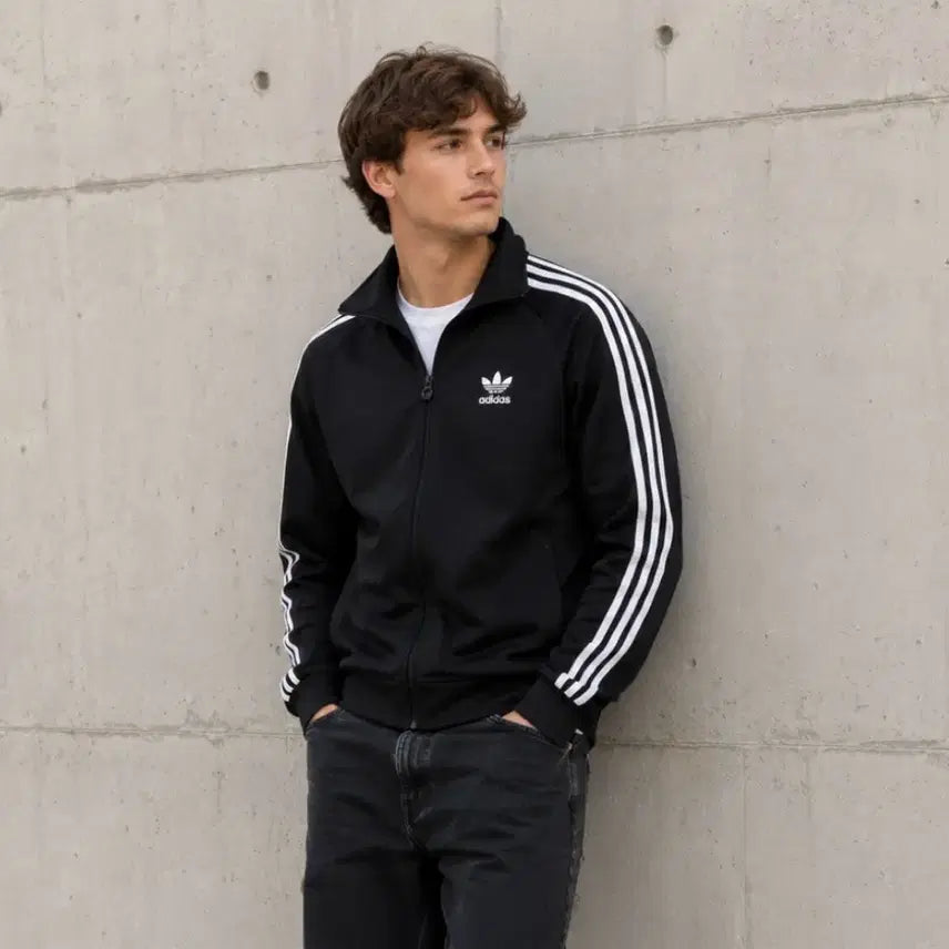 [BUNJANG] Adidas Track Top Black / 아디다스 트랙탑 검정색