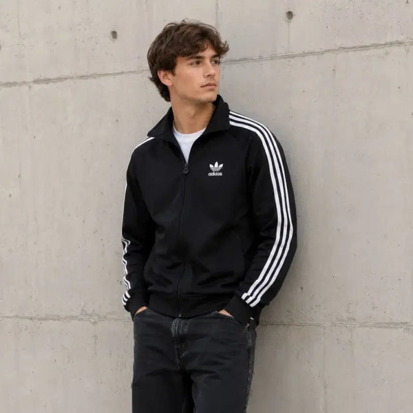 [BUNJANG] Adidas Track Top Black / 아디다스 트랙탑 검정색