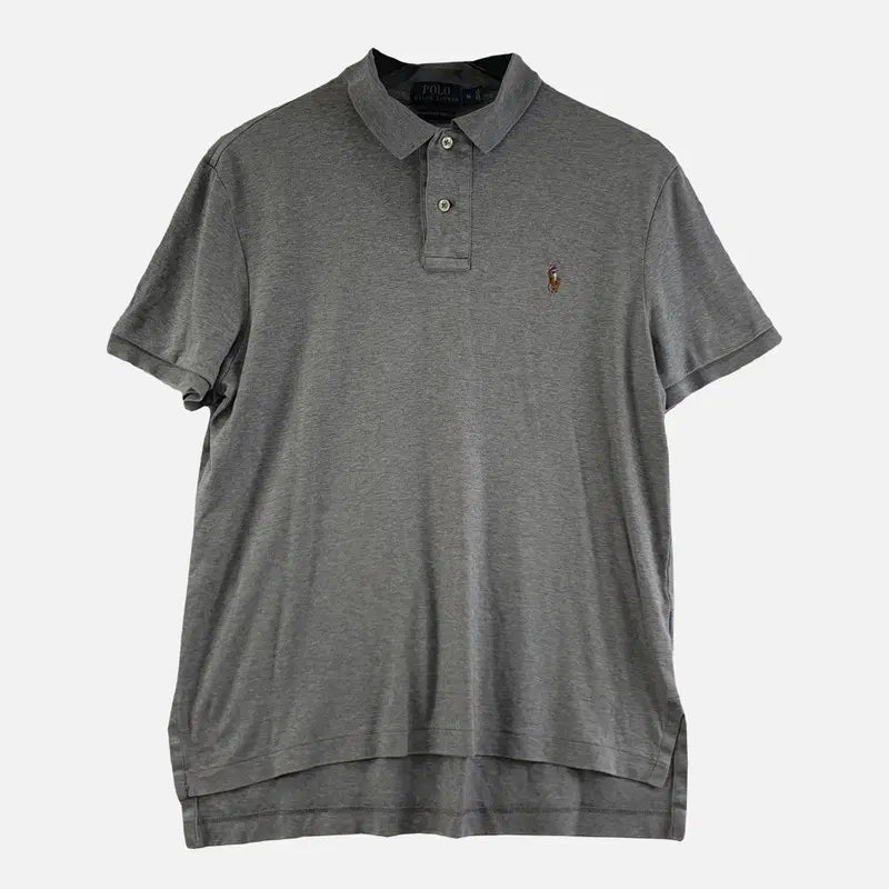 [BUNJANG] Polo Ralph Lauren Grey Men's Polo Shirt M / 폴로랄프로렌 그레이 남자 카라티 M O0530