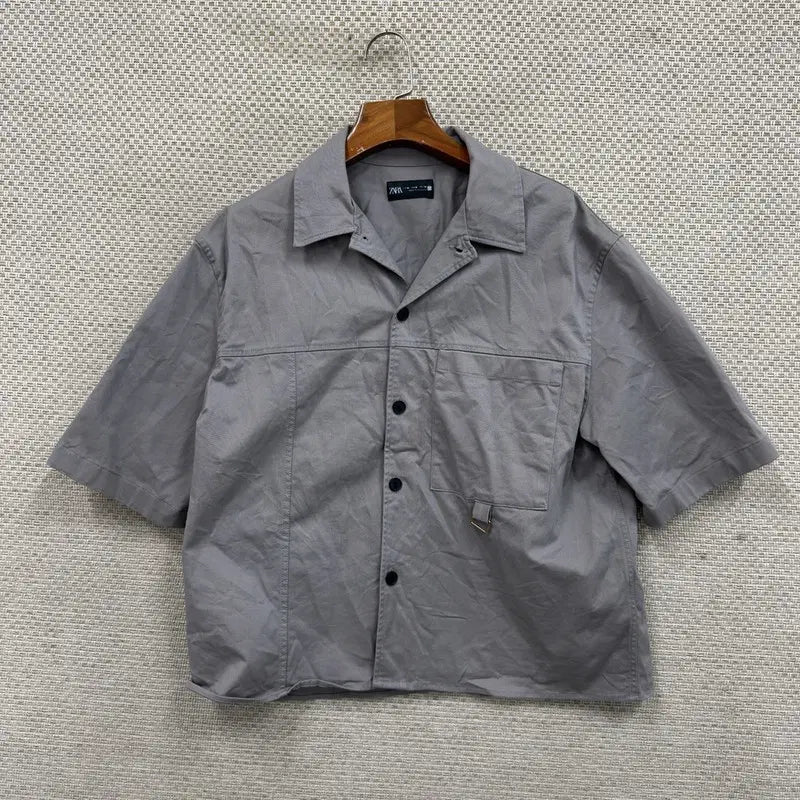 [BUNJANG] ZARA Short Sleeve Jacket M / 자라 ZARA 반팔 자켓 M H02036