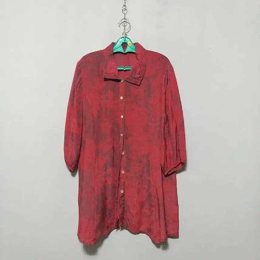 [BUNJANG] Womens Vintage Patterned In-yeon Blouse / 바47 인견상의