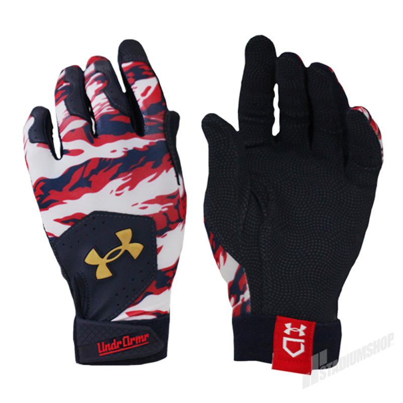 [BUNJANG] Under Armour Clean Up Culture Batting Gloves Midnight Navy (1378762-410) / 언더아머  배팅장갑 클린업 컬쳐 미드나잇 네이비 (1378762-410): XL