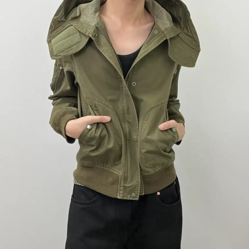 [BUNJANG] Beams Original Raised Mods Parka Blouson Jacket / 빔즈 오리지널 레이즈드 모즈 파카 블루종 자켓 S
