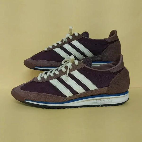 [BUNJANG] Adidas Women's Maroon & Almost Yellow & Pre-loved Brown Sneakers (225) / 여성 아디다스 운동화 (225)