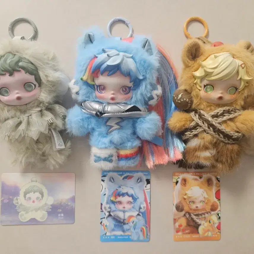 [BUNJANG] Pop Mart Skully Panda Authentic Doll Keyring Set / 팝마트정품 스컬판다 인형키링 일괄판매