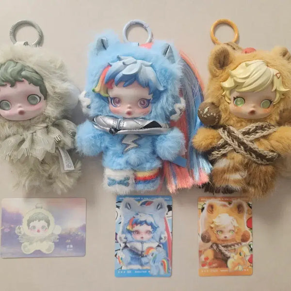 [BUNJANG] Pop Mart Skully Panda Authentic Doll Keyring Set / 팝마트정품 스컬판다 인형키링 일괄판매