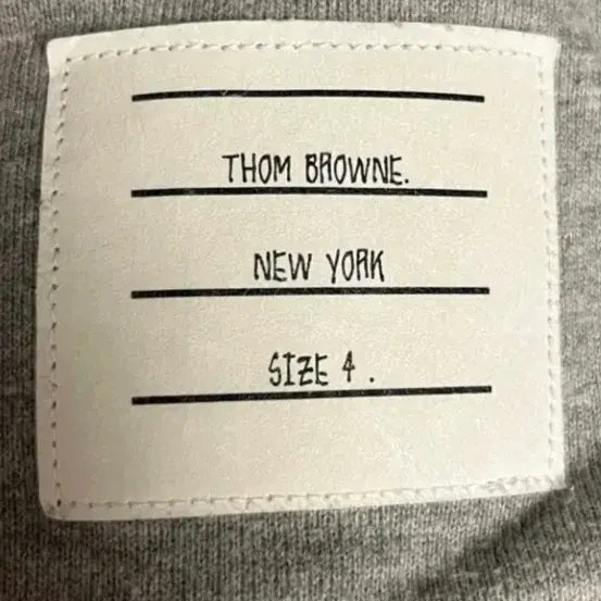 [BUNJANG] Thom Browne Grey Sweatshirt XL / 톰브라운 그레이 맨투맨 4사이즈 정품