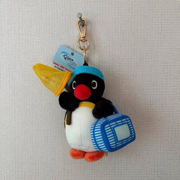 [BUNJANG] Pingu Insect Collecting Keychain (Unused) / (미사용) 곤충채집 핑구 키링