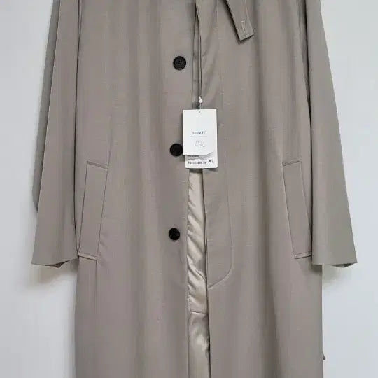 [BUNJANG] Drawfit Balmacaan Overcoat XL (Oat Grey) / [새상품]드로우핏 발마칸 오버코트 XL (OAT GREY)
