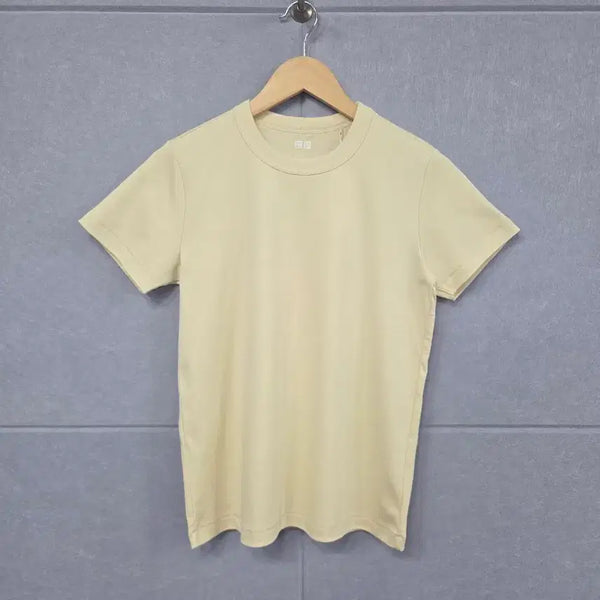 [BUNJANG] Uniqlo U Crew Neck T-Shirt Natural (Size L) / (새 상품) UNIQLO U 크루넥 T 30 내추럴