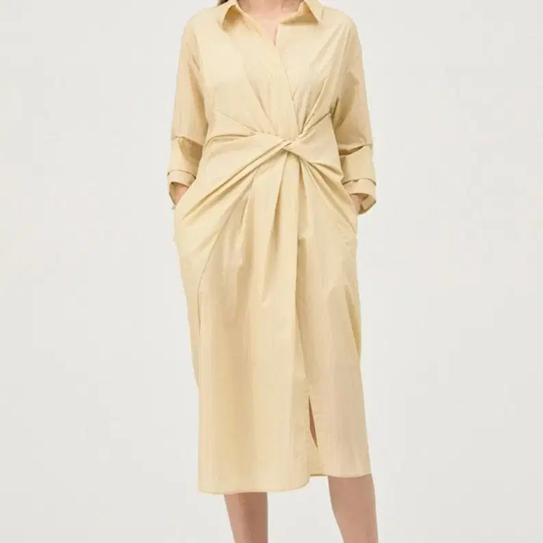 [BUNJANG] TIME By Hanseom Note Strap Dress / 한섬 타임 time 노트 스트랩 원피스 55