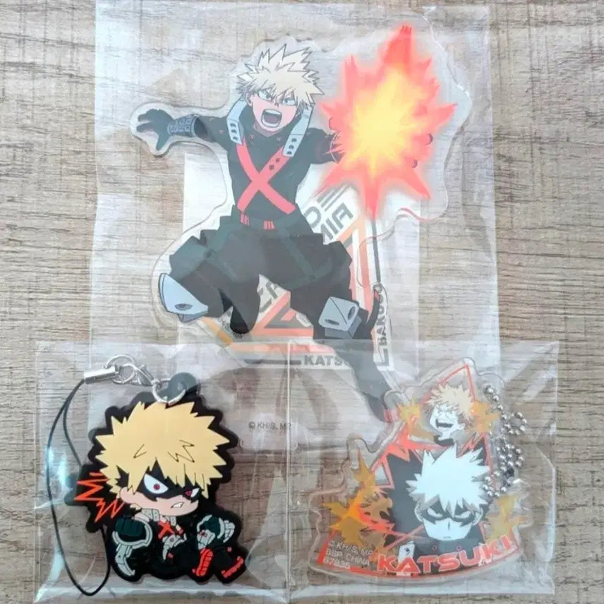 [BUNJANG] My Hero Academia Bakugo Acrylic Stand & Keyring Set / 2주 내 출고/히로아카) 바쿠고 아크릴 스탠드,키링 2종 세트