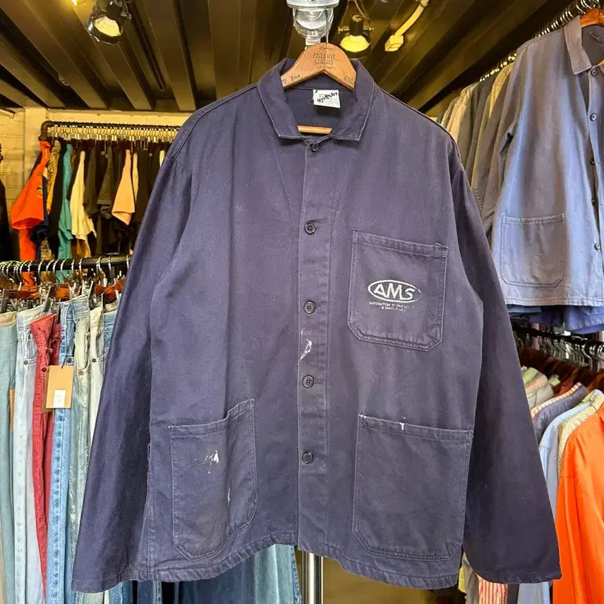 [BUNJANG] French Workwear Dirty Moleskin French Work Jacket / [100-105]프렌치워크웨어 더티 몰스킨 프렌치 워크자켓