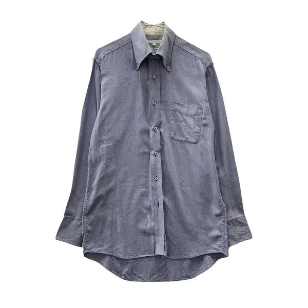 [BUNJANG] MALE&CO Geometric Pattern Stripe Shirt L / MALE&CO 빈티지 기하학 패턴 스트라이프 셔츠 L