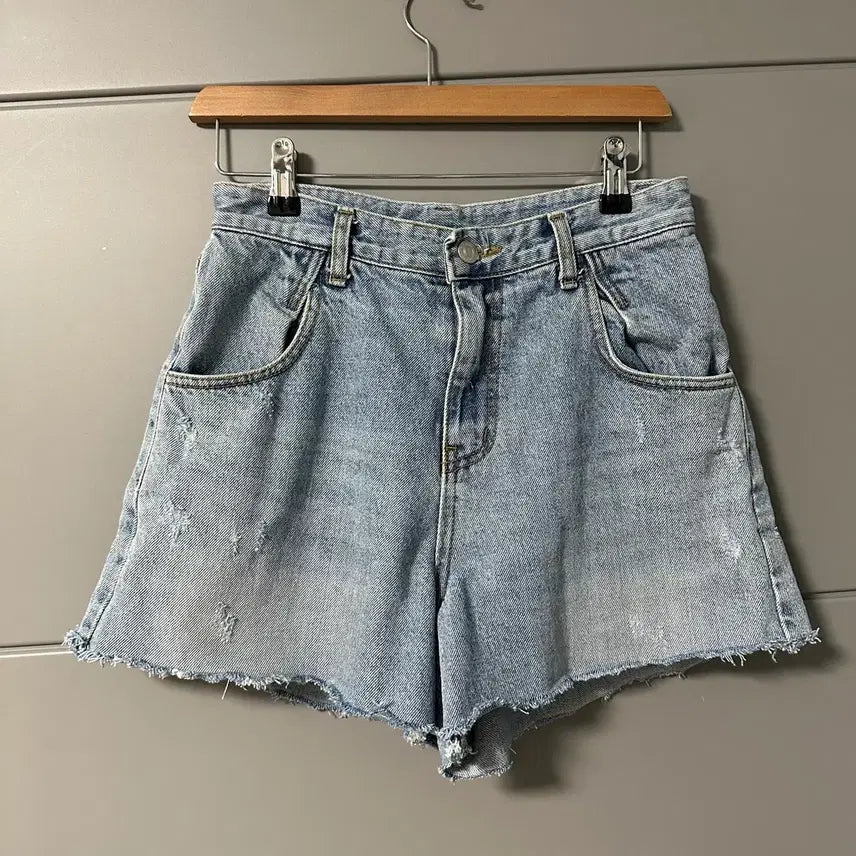 [BUNJANG] Denim Cutoff Shorts / 청바지 반바지 데미지 컷팅 데님 쇼츠 s