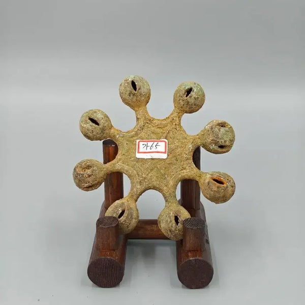 [BUNJANG] Estimated Ancient Bronze Palju-ryeong with Bells - Bronze Age Collectible / 출토품 추정 오래된 청동제 팔주령 방울 골동품 고미술품 수집품 청동기