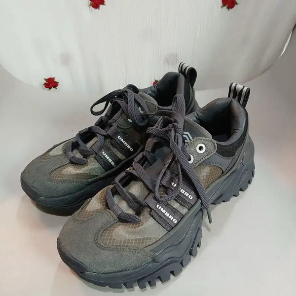 [BUNJANG] Umbro Precus U9123CCR21 Sneakers Gray/Black 230mm / 엄브로  프리커스 U9123CCR21 그레이/블랙230mm