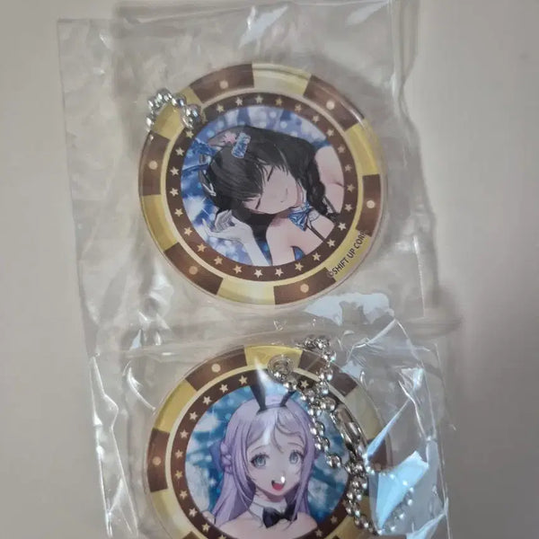 [BUNJANG] Goddess of Victory: Nikke Bunny Girl Acrylic Keychain (Mary, Polka) / 니케 버니걸 아크릴 키링(메어리, 폴크방)