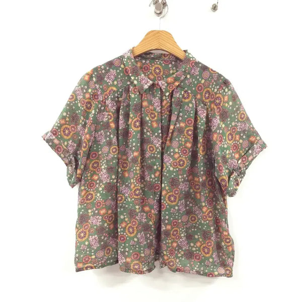 [BUNJANG] RH Studio Floral Chiffon Shirt - Size F / RH스튜디오) 거의새거 플로럴 쉬폰 셔츠 -F