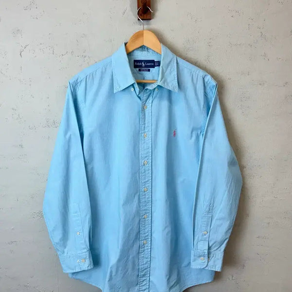 [BUNJANG] Polo Ralph Lauren Light Blue Oxford Shirt / [L] 폴로 랄프로렌 하늘색 셔츠