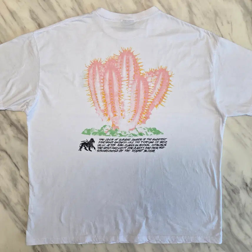 [BUNJANG] Stussy Australia Desert Bloom Short Sleeve T-Shirt / 스투시 오스트레일리아 데저트 블룸 반팔 티셔츠