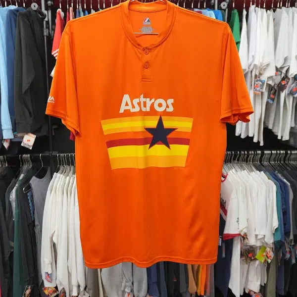 [BUNJANG] 2014 Vintage Houston Astros Cool Base Baseball Jersey XL / 2014년도 빈티지 Houston Astros Cool Base 야구 져지