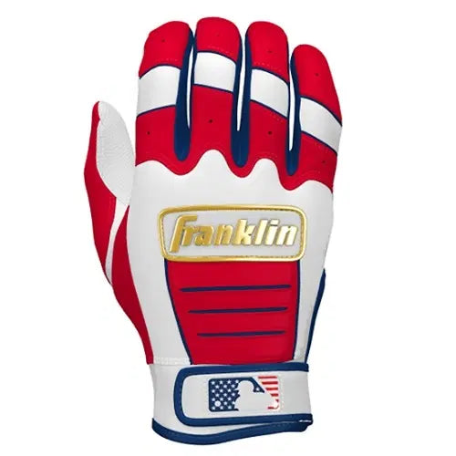 [BUNJANG] Franklin CFX Pro Custom Order Baseball Batting Gloves - America/Red/White (M) / 프랭클린  커스텀오더 배팅장갑 CFX PRO: 아메리카/레드/화이트 M
