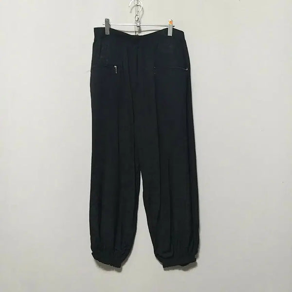 [BUNJANG] Black Rayon Pants / 바53 인견바지
