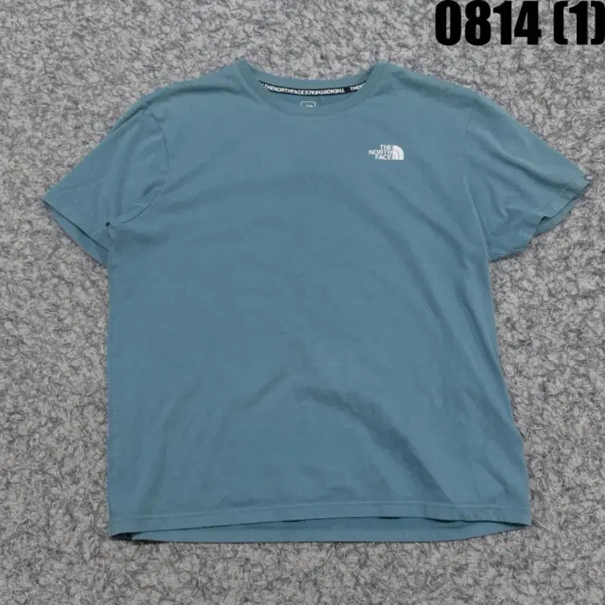 [BUNJANG] The North Face Blue Short Sleeve T-Shirt / 노스페이스 반팔 티셔츠 블루