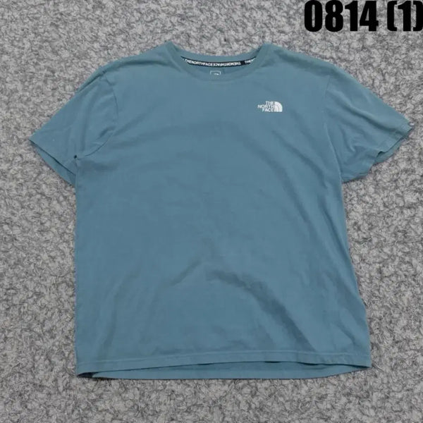 [BUNJANG] The North Face Blue Short Sleeve T-Shirt / 노스페이스 반팔 티셔츠 블루