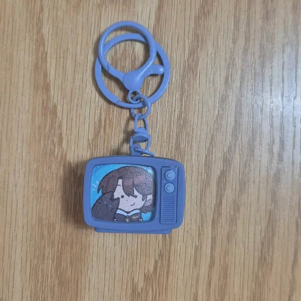 [BUNJANG] Pixelí Jamttal Misuban Retro TV Keyring / 픽셀리 잠뜰 미수반 레트로 TV 키링