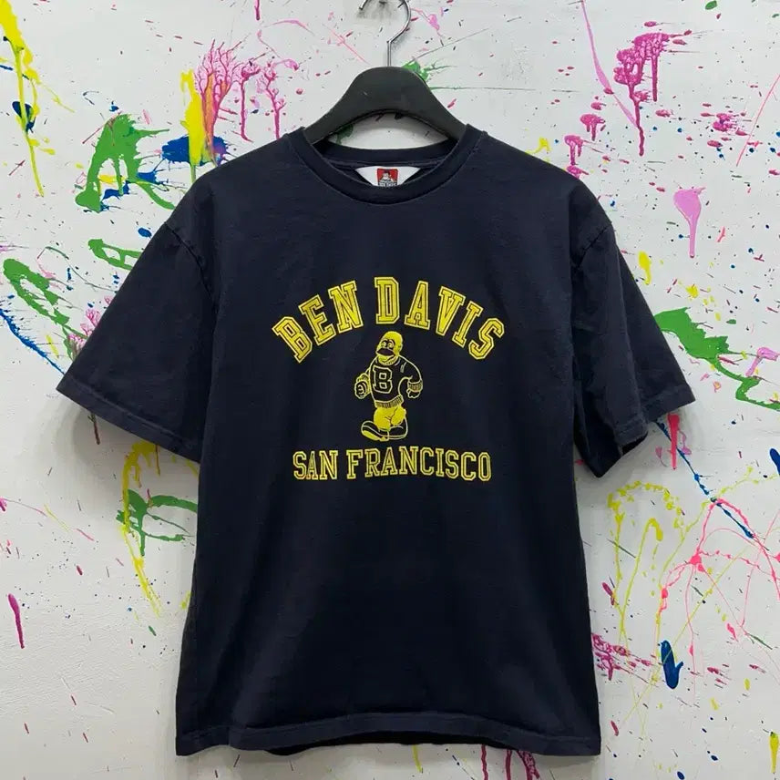 [BUNJANG] Ben Davis San Francisco Logo T-shirt Navy / 벤 데이비스 샌프란시스코 로고 반팔티 네이비